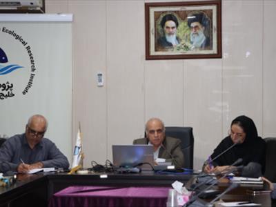 برگزاری جلسه ارایه عملکرد  سال 1403 و برنامه های سال جاری  در پژوهشکده اکولوژی خلیج فارس و دریای عمان