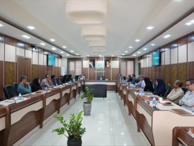 نشست مشترک با حضور دکتر موموندی، مدیرکل دفتر ترویج دانش و فناوری کشاورزی وزارت جهاد کشاورزی برای تسریع انتقال فناوری‌های نوین به کشاورزی هرمزگان